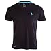 Henleys Burnley V-Neck T-Shirt - Black - Mens