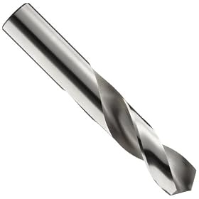 Cleveland 2120 Style High Speed Steel Screw Machine Length Drill Bit, Uncoated (Bright), Round Shank,118 Degree Point, 1-1/2" (Pack of 1)