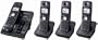 Panasonic KX-TG6054B 5.8 GHz FHSS Expandable Digital Cordless Phone System with 4 Handsets
