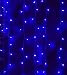 180 LED Lichtervorhang blau, Lichterkette