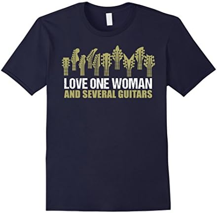 Men's Love one woman and Guitar Medium Navy