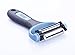 SUPRENT 3 in 1 Rotatable Fruit Vegetable Peeler, Ergonomic Handle, Stainless Steel Sharp Blade, Perfect to Peel and Julienne Potato, Carrot, Tomato, Cucumber, Apple, Pear, Blue Color