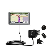 International Wall / AC Charger for the Garmin Nuvi 250 - Gomadic Brand w/ TipExchange Technology