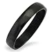 5 MM Stainless Steel Black Mens Ladies Unisex Dome Wedding Band Shiny Traditional Fit (Available in Sizes 5.75, 6, 8, 9, 9.5, 10.75, 11) size 6 5 MM Stainless Steel Black Mens Ladies Unisex Dome Wedding Band Shiny Traditional Fit (Available in Sizes 5.75, 6, 8, 9, 9.5, 10.75, 11) size 6