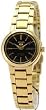 Gold Tone Seiko 5 Automatic Dress Black Dial