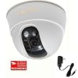 VideoSecu High Resolution 520TVL CCTV Security Camera 1/3" Sony CCD 3.6mm Wide View Angle Lens for Home DVR Surveillance System with Free Power Supply 1SN