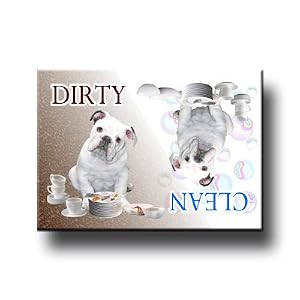 English Bulldog Dishwasher Magnet No 3