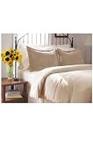 Berkshire Reversible Serasoft Twin Duvet Set, Oyster