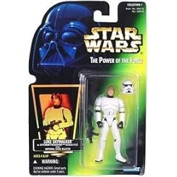 Luke Skywalker in Stormtrooper Disguise Star Wars Collector Action Figure Green Card