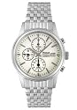 Pulsar Men's Chronograph Silver-Tone LumiBrite Dial Watch #PF8177