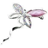 Pugster Vintage Dragonfly Crystal Brooches And Pins