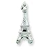 Sterling Silver Eiffel Tower Pendant with 20 Inch Chain