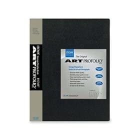 Art Portfolio, 8-1/2Wx11H, Black - PORT,ART,8-1/2 X 11,BK(sold in packs of 3)