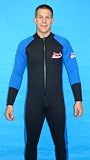 Unisex 5mm Rear Zipper Wet Suit Size Medium, Surf, Scuba, Dive, Gold Dredge 4803