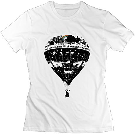 Balloon Journey Women's Crew Neck New Style Short Sleeve Tee Shirt