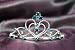 New Beautiful Bridal Wedding Tiara Crown with Ocean Blue Crystal C16055