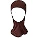 Cotton Head Neck Chest Cover Wear Band Bonnet Hijab Islamic Turban Nice Scarf Brown