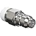 SMC KKA Series Stainless Steel 304 Tube Fitting, Plug, 1/4" Tube OD x 3/8" BSPT Male
