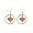 New York Knicks Hoop Logo Earring Set Nba Charm Image #1