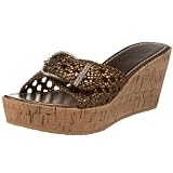 41rGos47zwL. SL160  Yellow Box Womens Debbie Wedge Sandal