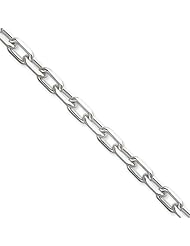 7.5mm, Sterling Silver, Fancy Cable Link Chain, 18 inch