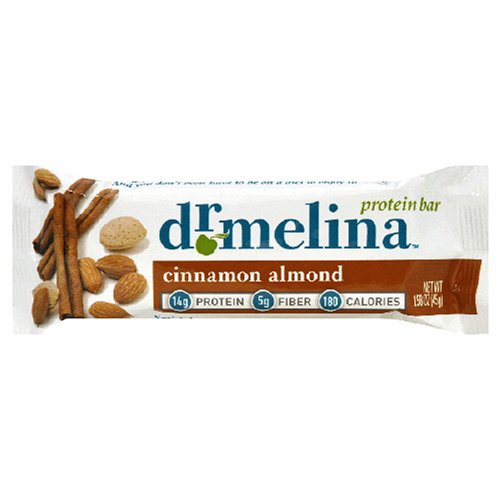 Dr. Melina Protein Bar, Cinnamon Almond, 1.58-Ounce Bars (Pack of 15) by Dr. Melina