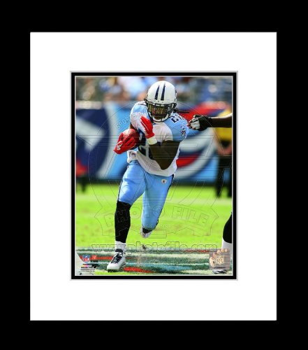 Tennessee Titans Chris Johnson 2011 Action Framed Picture 8x10