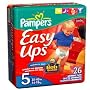 Pampers Easy Ups For Boys Jumbo Pack Size: 5 - 26 / Pack 4 Packs