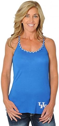 UG Apparel Women's Kentucky Wildcats Tank Top Large Royal Blue/White