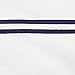 Amazon Brand – Pinzon 400-Thread-Count Egyptian Cotton Sateen Hotel Stitch Sham - Standard, Navy Blue