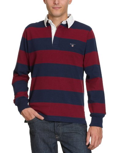 GANT Herren Shirt/ Poloshirt 225375, Gr. 48/50 (M), Rot (BLACK CURRANT) Preisvergleich