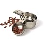 RSVP 6-Piece Stainless Steel Nesting Measuring Cup Set
