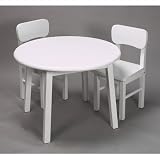 GiftMark 1407W Round Kids Table