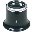 Loupe Eyeglass Magnifier Lens Jeweler Magnifier + Ring