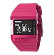 Diesel #DZ7133 Unisex Hot Pink Polyurethane Chronograph Alarm Digital Watch