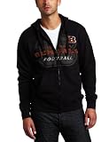 NFL Men's Cincinnati Bengals Touchback IV Long Sleeve Fullzip Hooded Fleece (Black, Small)