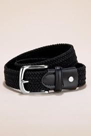 Collezione Square Buckle Weave Stretch Belt [T09-2477-S]