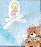 Precious Moments Shawl and Toy Gift Set - Blue