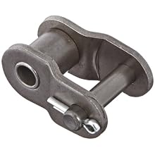 Morse 80 O/L Standard Roller Chain Link, ANSI 80, 1 Strand, Steel, 1" Pitch, 0.625" Roller Diamter, 5/8" Roller Width, 6100lbs Average Tensile Strength