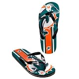 Miami Dolphins Big Logo Flip Flop