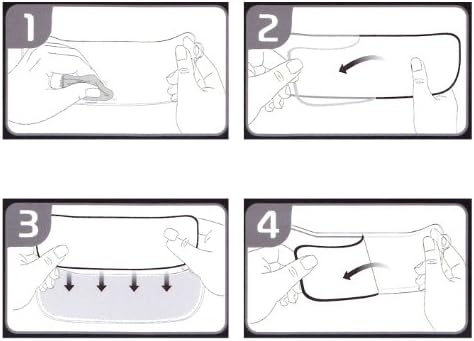 Motorcycle Helmet Shield Anti Fog Film for Full Face Helmet Shield (Fullface helmet shield)