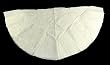 Club Pack of 48 Faux White Snow Christmas Tree Skirts 34"