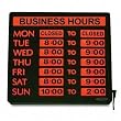 USS4484 - Lighted Business Hours Sign