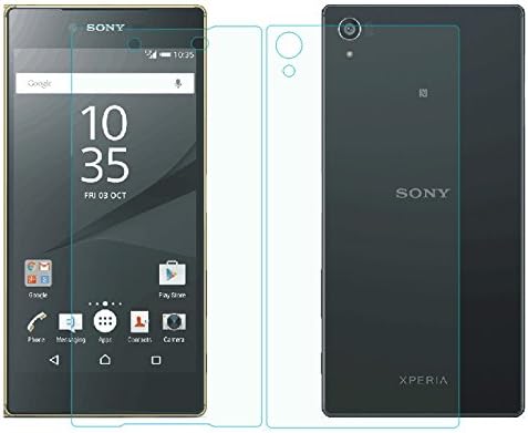 HYAIT Ultra-thin Tempered Glass Screen Cool Ultra-thin Front + Back Cover Protector for Sony Xperia Z5