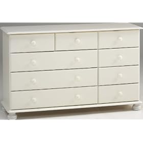 Chest with 2/3/4 Drawers, White MDF