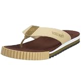 Bamboo A Men's Bumper Flip Flop Beige/Brown M607000 12 UK Regular