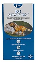 K9 Advantix Flea Control for Dogs Over 55 Pounds (6 Applications)