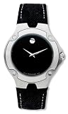Movado - 0605077 - Sports Edition - Montre Homme -  Acier -  Quartz Analogique -  Cadran Noir - Bracelet Tissu Noir