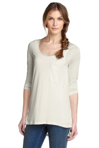 ESPRIT DE CORP Damen T-Shirt B01616, Gr. 36 (S), Beige (133 alabaster) Preisvergleich