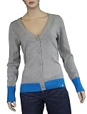 Roxy Women's Rip It Up Button Up Cardigan Sweater Gray Y467260F-PEW